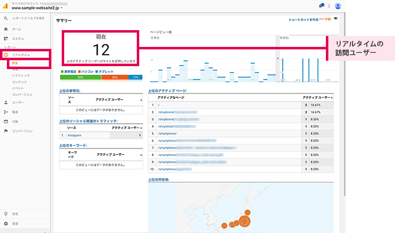 Google アナリティクスの使い方