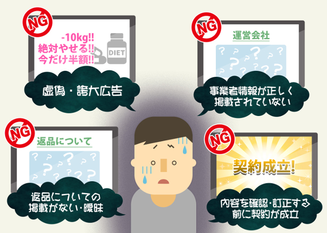 ECサイトで注意すべきやってはいけないこと